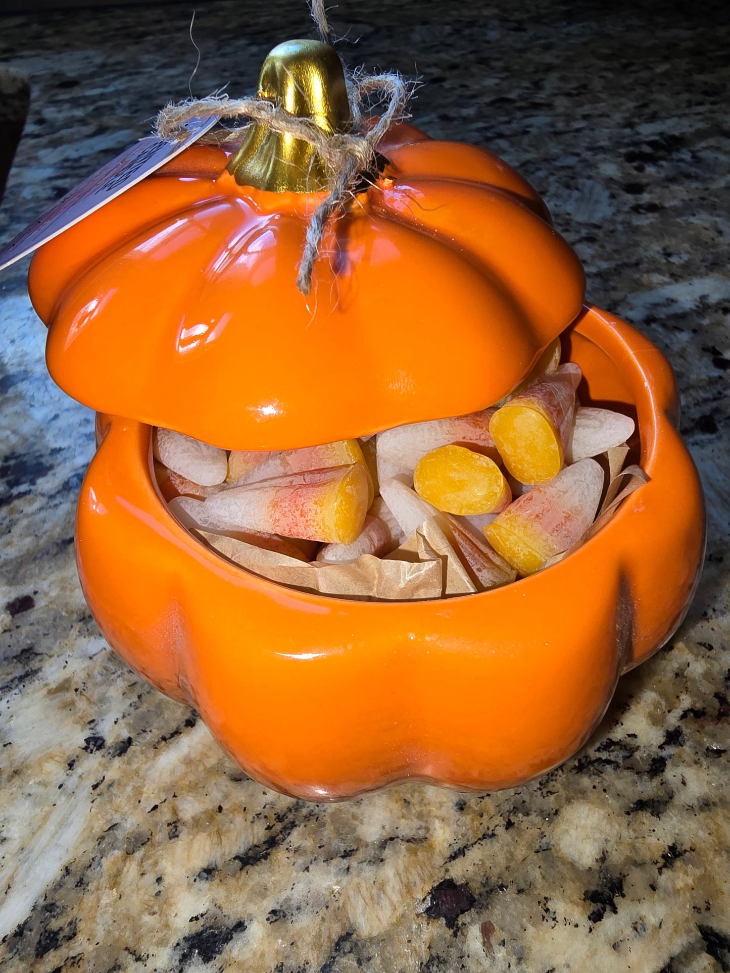 🎃 Pumpkin Candy Corn Wax Melt Jar
