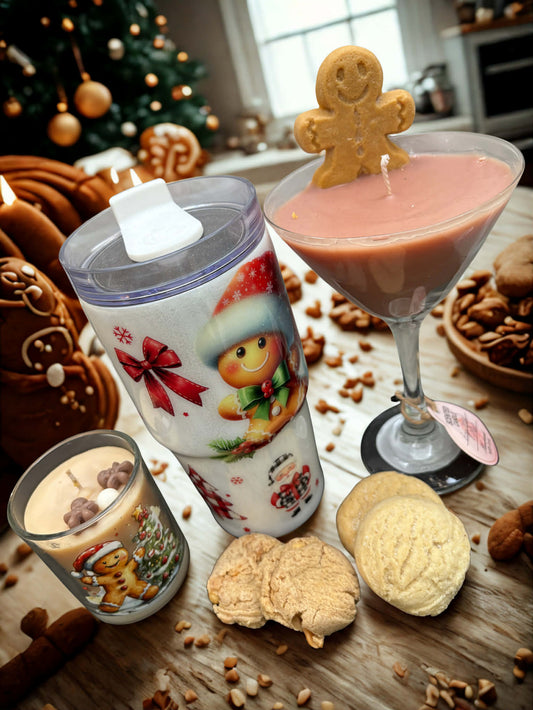🎄🍪 Mini Gingerbread Candle 🍪🎄