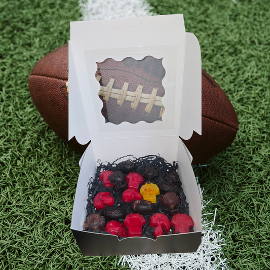 🏈 Touchdown Wax Melt Box – Football Game Day Soy Wax Collection (4 oz)